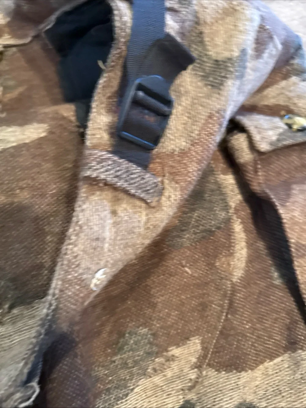 Weatherby Camo Field Coat Hunting Jacket size XL with Pants Size 36 Wool